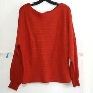 A Zesica Women's Sweater Balloon Sleeves Academia Boho Cottage Core Size L